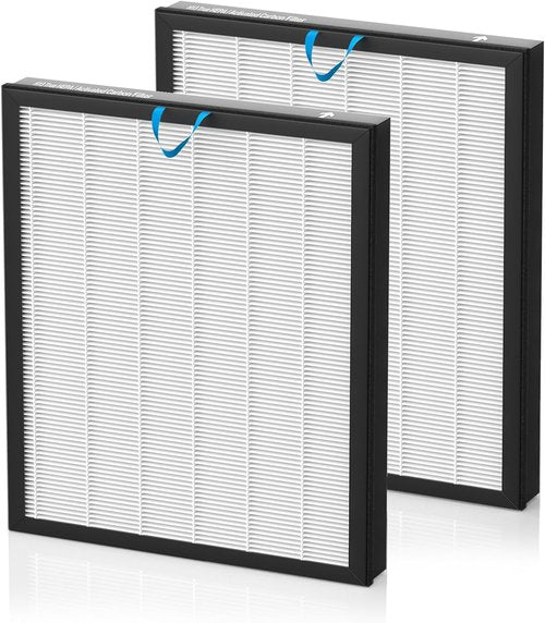 LEVOIT Vital 200S Replacement Filter - H13 True HEPA & Activated Carbon, 2 Pack, White
