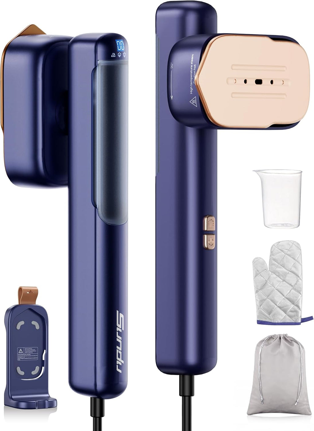 Skiennix Smart Travel Steamer - 2-in-1 Portable Iron with Fast 15s Heat-Up | 100ml Water Tank, Compact Design