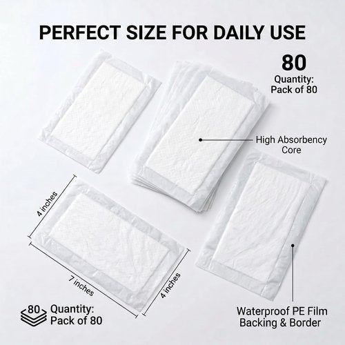 Meat Absorbent Pads 4x7 inch Dri Lock 60 Grams,White Meat Soaker Pads for Vacuum Sealer Bags (80pcs)
