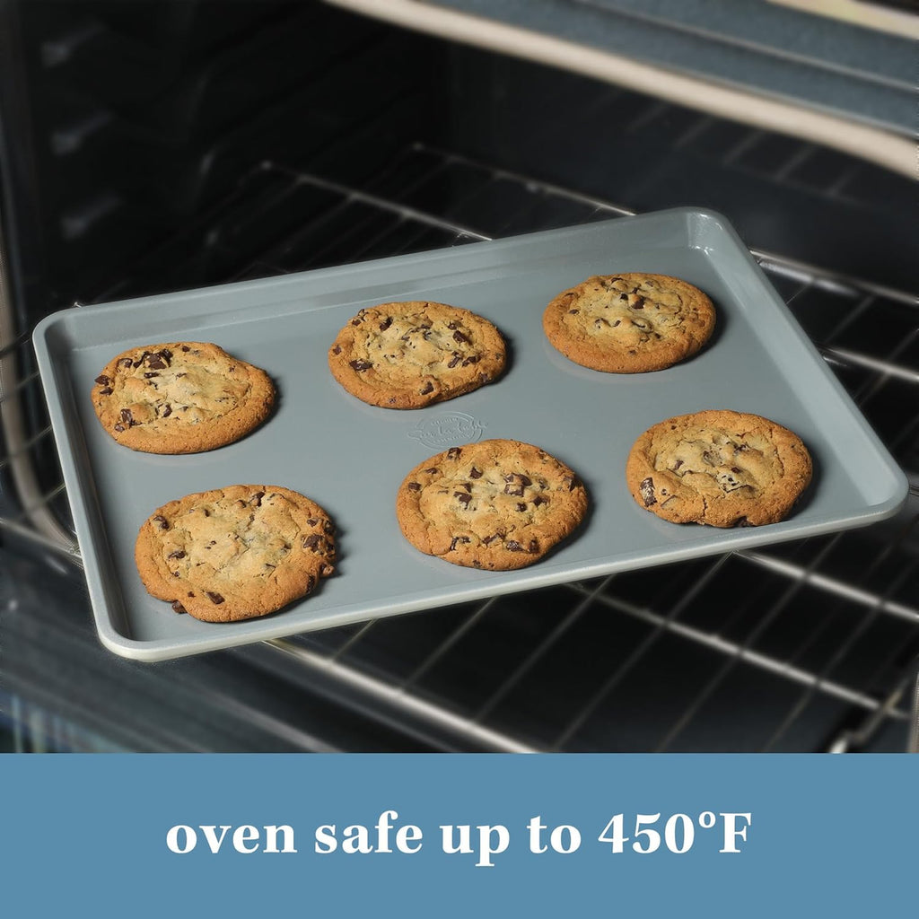 Sur La Table Bake Sale Large Nonstick Ceramic Baking Sheet - 18 x 13 Inch, PFA-Free, Linen White