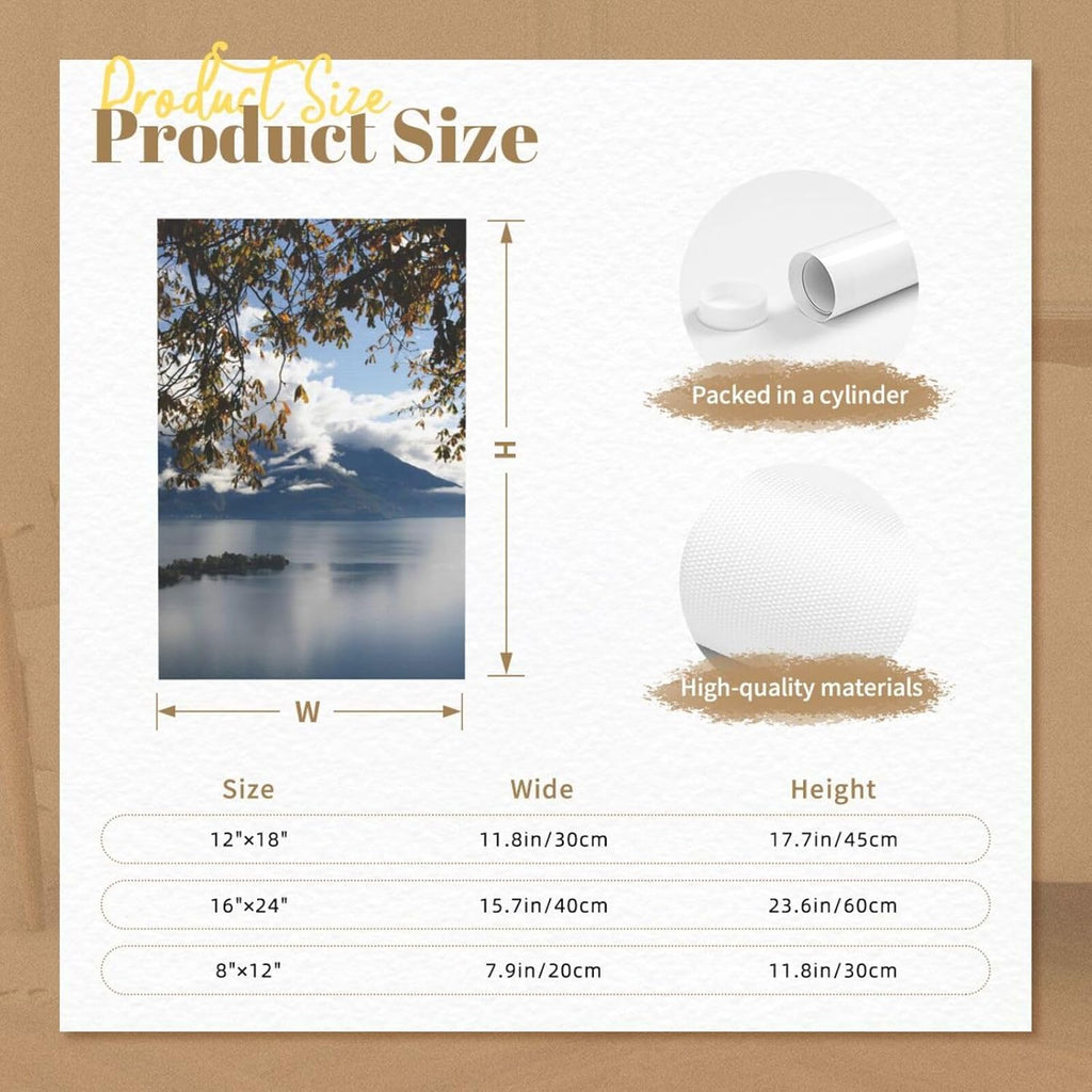 Skiennix Custom Canvas Prints - Personalized Photo Posters for Home & Office | 12x18 Inch