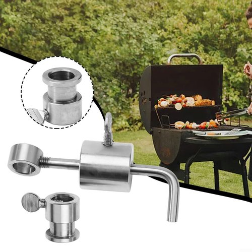 Stainless Steel Grill Rotisserie Spit Balance Kit, Grill Spit Rod Counter Balance For Rotisserie Accessories Balancing Tool BBQ Oven Balance Skewer Rotisserie Rod Limiter