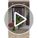 SUNJOY 2-Pack Lying Deer Christmas Holiday Decor with Lights, 3D Tinsel Santa Indoor Outdoor