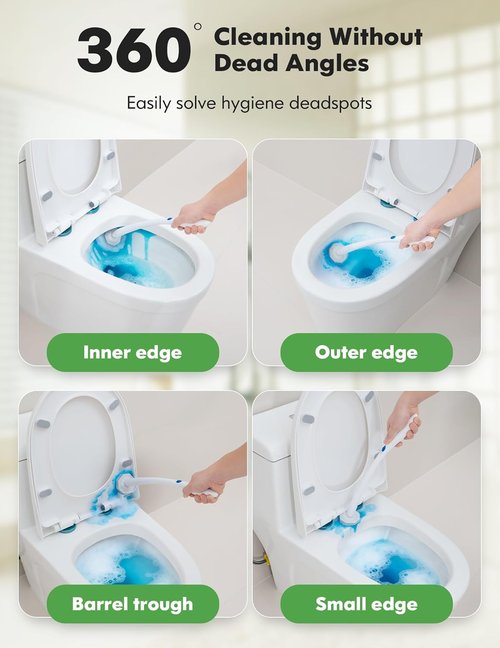 Clorox Toilet Wand Refills - 50 Count Compatible with Most Disposable Brushes for Effective Bathroom Cleaning