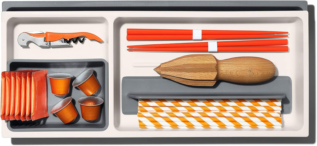 OXO Good Grips Kitchen Tool Drawer Organizer - Expandable Design for Maximum Storage Space