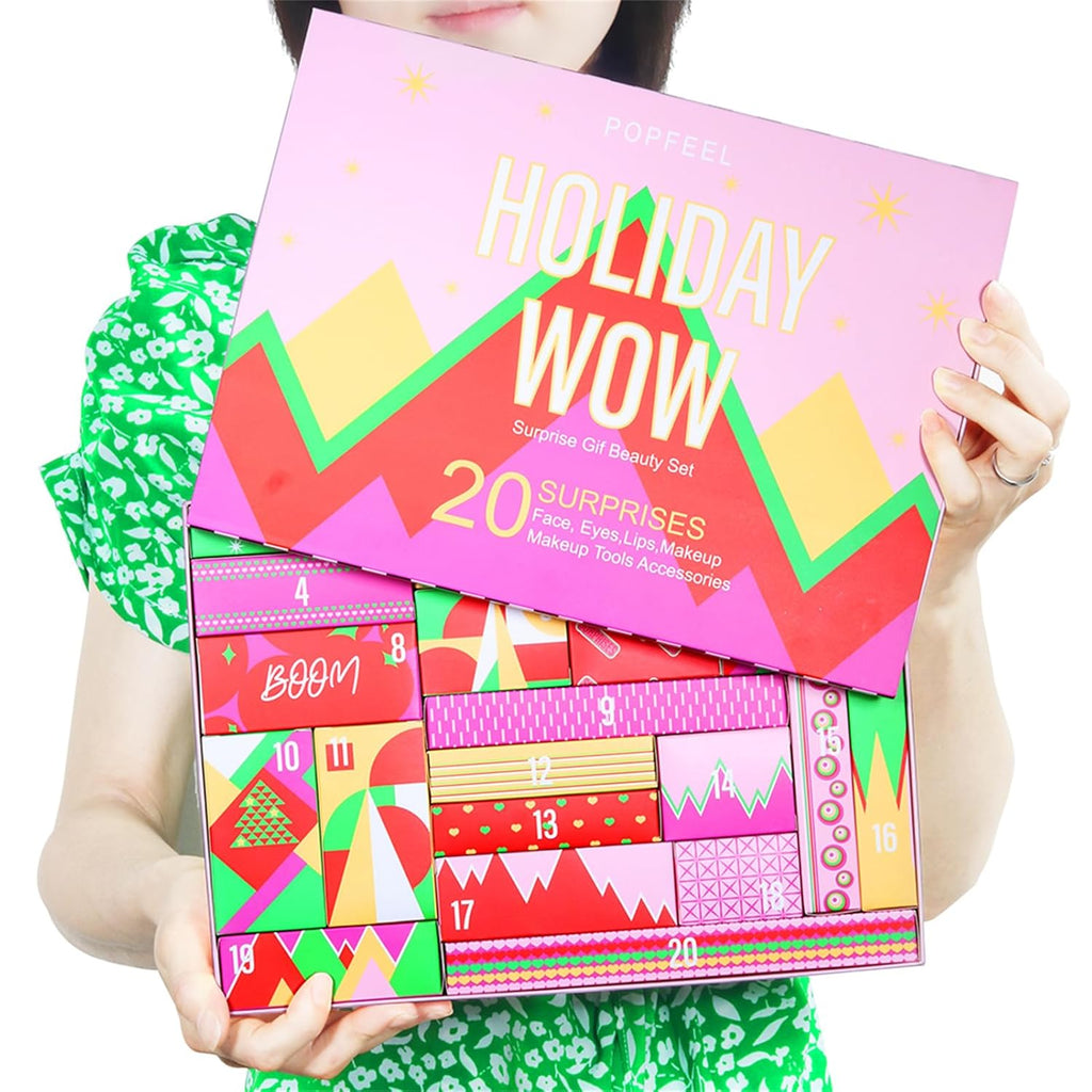 Skiennix Makeup Advent Calendar 2026 - All-in-One Kit with Eyeshadow, Lipstick & Foundation | Perfect Gift for Teens & Women
