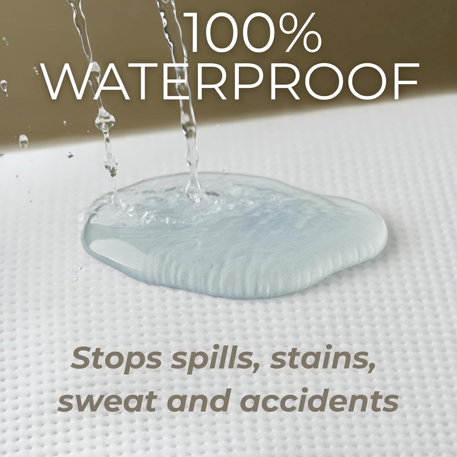 Queen Size Premium Mattress Protector - 100% Waterproof Tencel Cover | Cooling, Breathable & Hypoallergenic