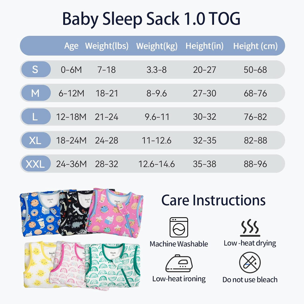 **Rayon Made From Bamboo Sleep Sack - Supersoft 1.0 Tog Toddler Wearable Blanket | 24-36 Months**
