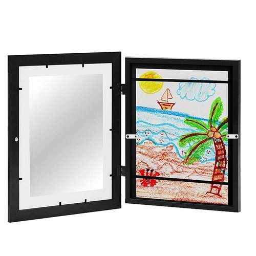 Kids Picture Frame Kids Art Frame Front Opening Kids Artwork Frames Changeable A4 Picture Frame Storage Kids Art Drawing Projects Photos Crafting Show Suspension Frames for Home, Office
