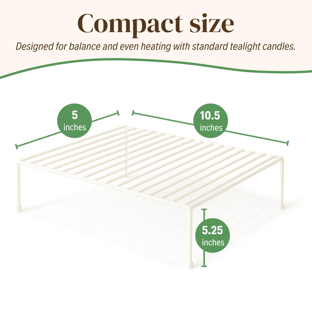 Evelots Kitchen Cabinet Wire Shelf Organizer/Rack - 4 Pack Sturdy Metal Shelf Risers - Double Your Counter Space - Great for Kitchen, Freezer, Pantry and Bathroom - Rustproof - White