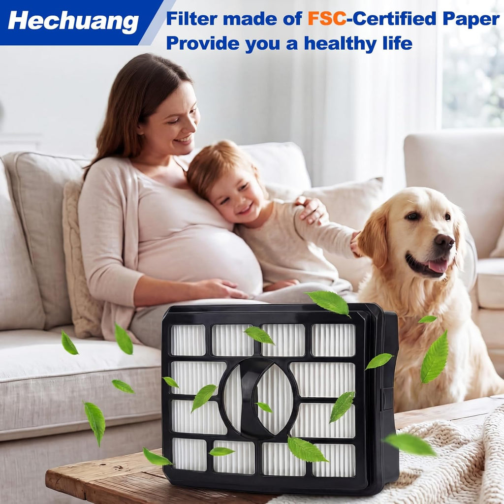 Shark Vacuum Filters Replacement - 2 + 4 Pack for Rotator Pro Lift-Away NV500 Series | High Efficiency