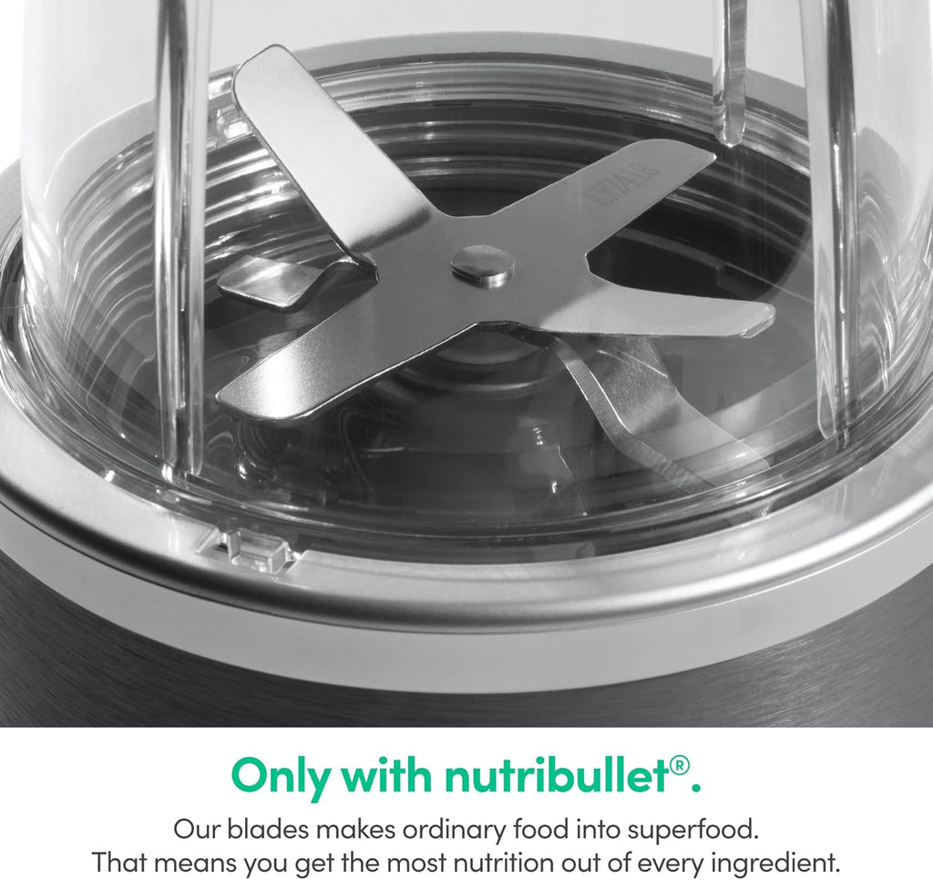 Nutribullet Personal Blender - 600 Watt, 24 Ounces for Smoothies, Shakes & Food Prep | Gray