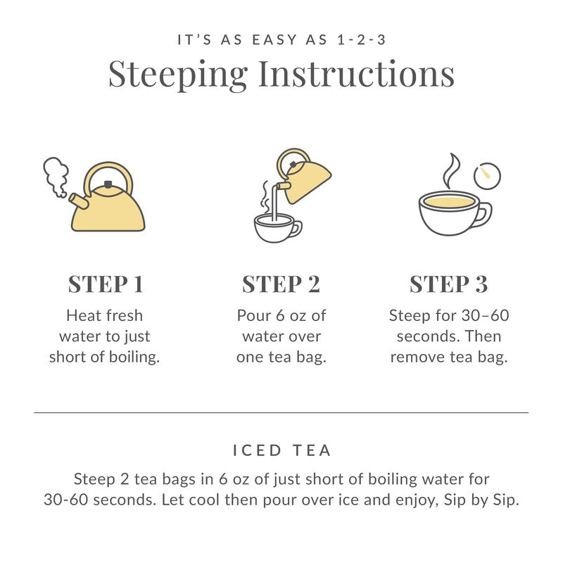 The Republic of Tea – Orange Blossom 100% White Tea Bags, Steeps 50 Low-Caffeinated Cups