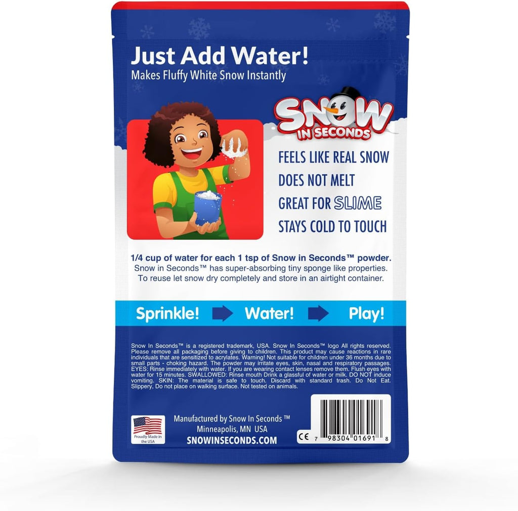 Skiennix Instant Snow | Create Realistic Cloud Slime - Small Size, Perfect for Fun Activities