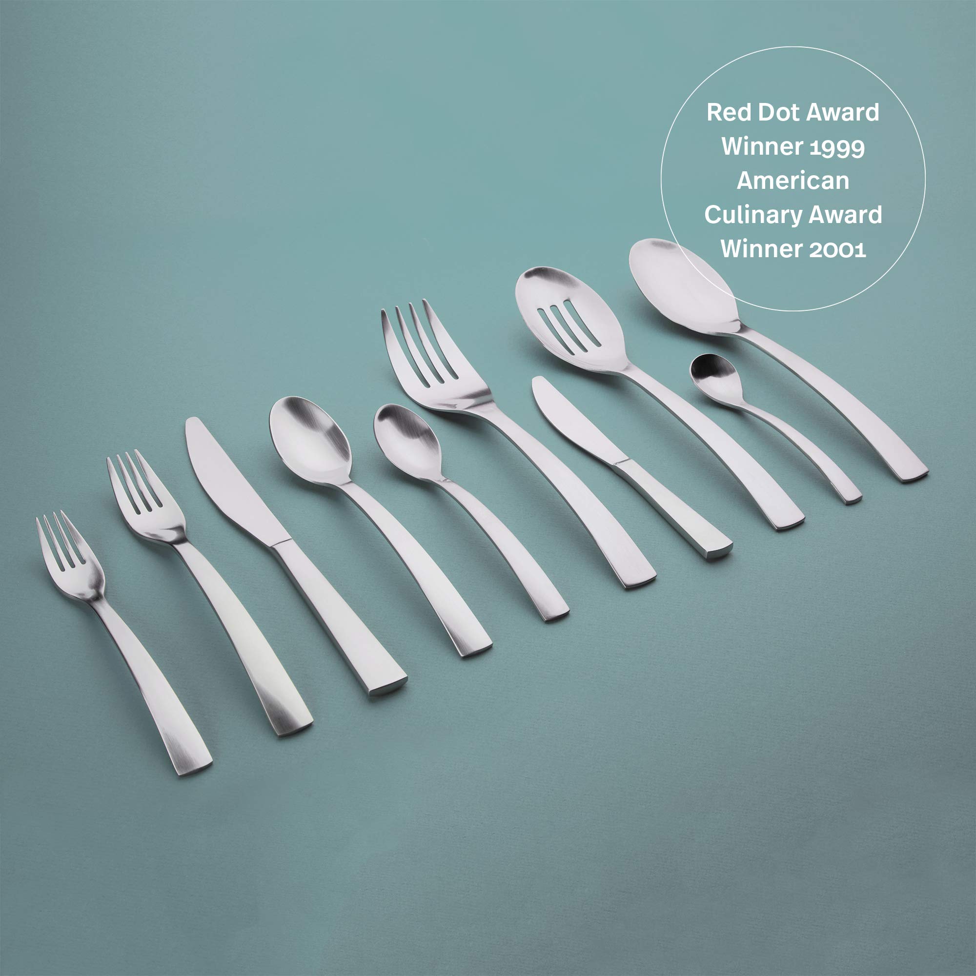 Carry On 45pc Flatware Set by Gourmet Settings