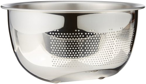 Fujii Kamono Seisakusho Bowl, 3-way Colander Bowl, 9.3 inches (23.5 cm), Made in Japan