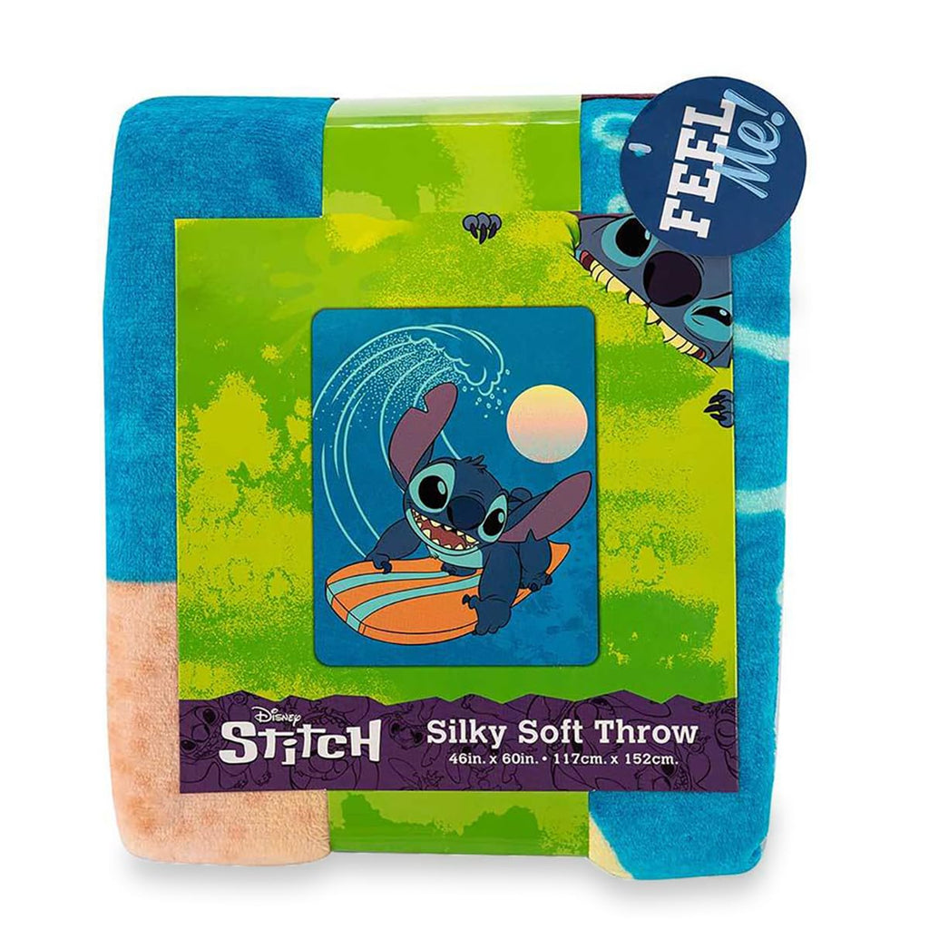 Northwest Lilo and Stitch Silk Touch Throw Blanket, 46" x 60", Makes Waves