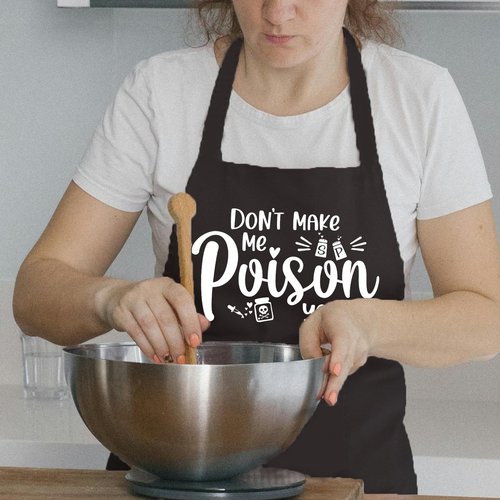 Rokasreke Funny Aprons for Women with Pockets, Kitchen Aprons for Women Cooking Baking Chef, Personalized Birthday Gifts for Mom Wife Mother Christmas