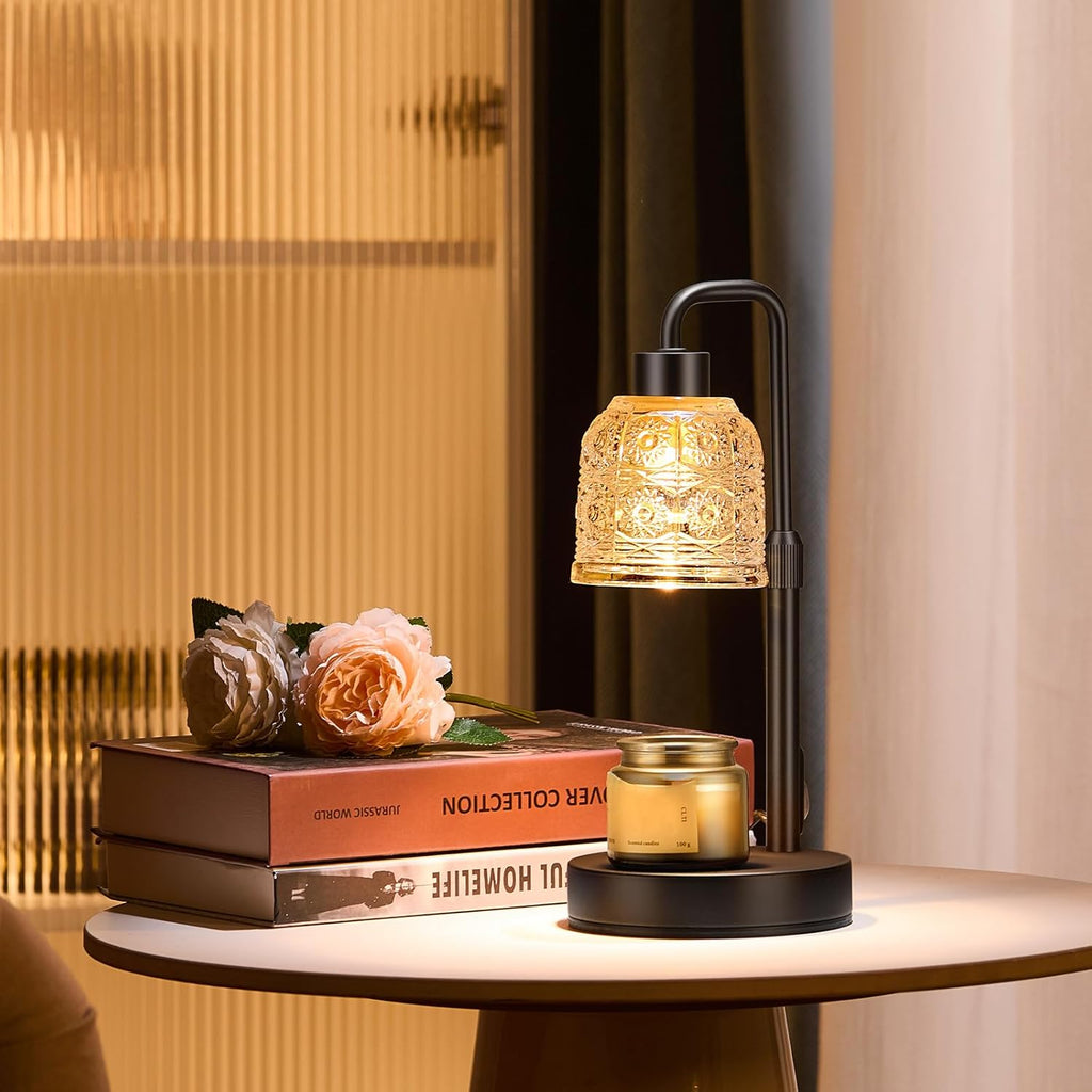 Skiennix Candle Warmer Lamp - Adjustable Height Wax Melt Warmer with Timer & Dimmer | Perfect Gift for Home Decor