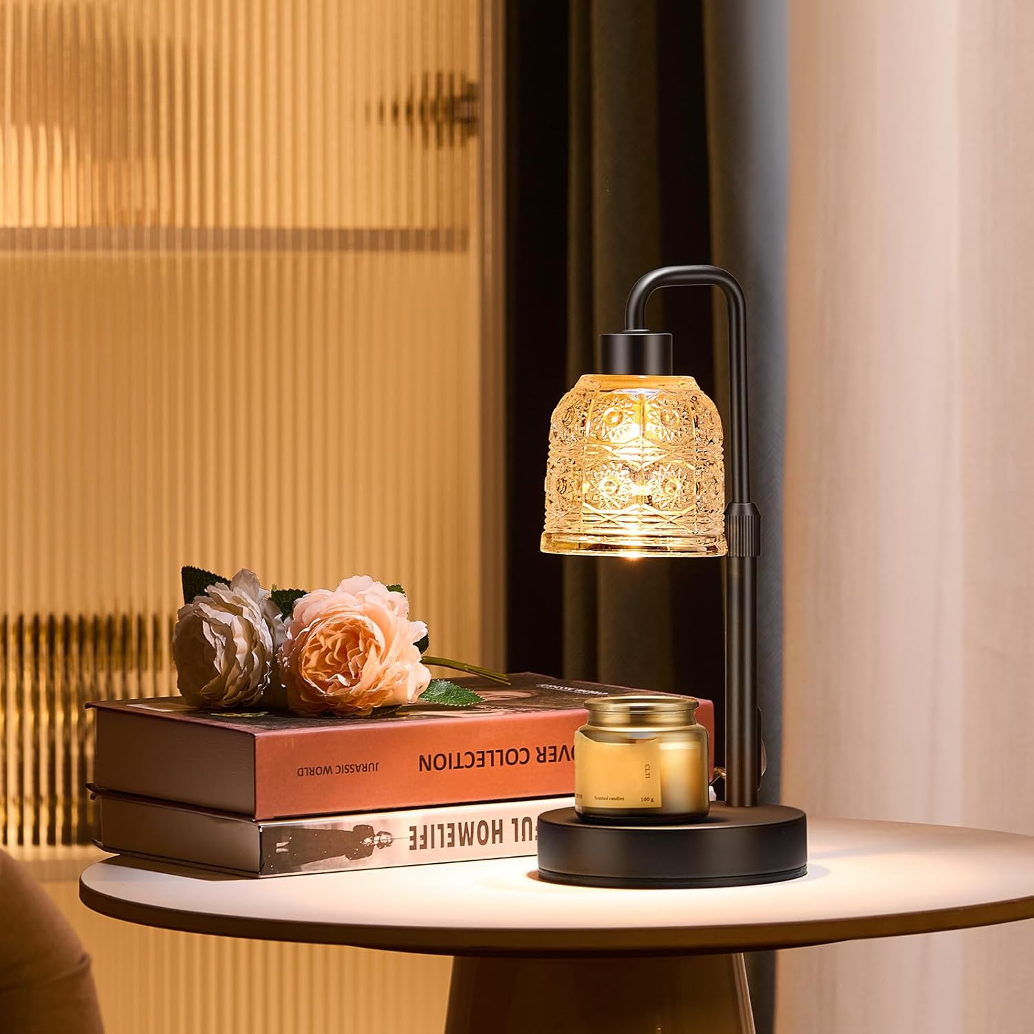 Skiennix Candle Warmer Lamp - Adjustable Height Wax Melt Warmer with Timer & Dimmer | Perfect Gift for Home Decor