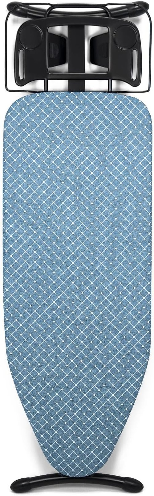 Duwee Deluxe Ironing Board - Full Size 17"x46" with Steam Iron Rest & Heat Resistant Cover