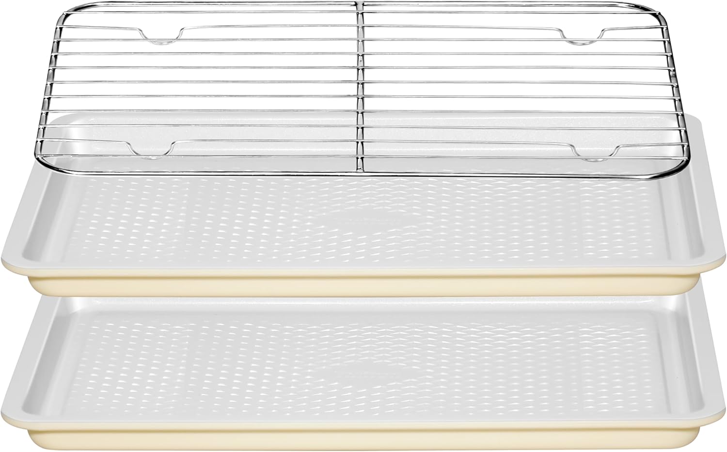 Skiennix Nonstick Ceramic Baking Sheet Set - 2-Pack 13x9 Inch | Oven Safe, Non-Toxic, Dishwasher Safe