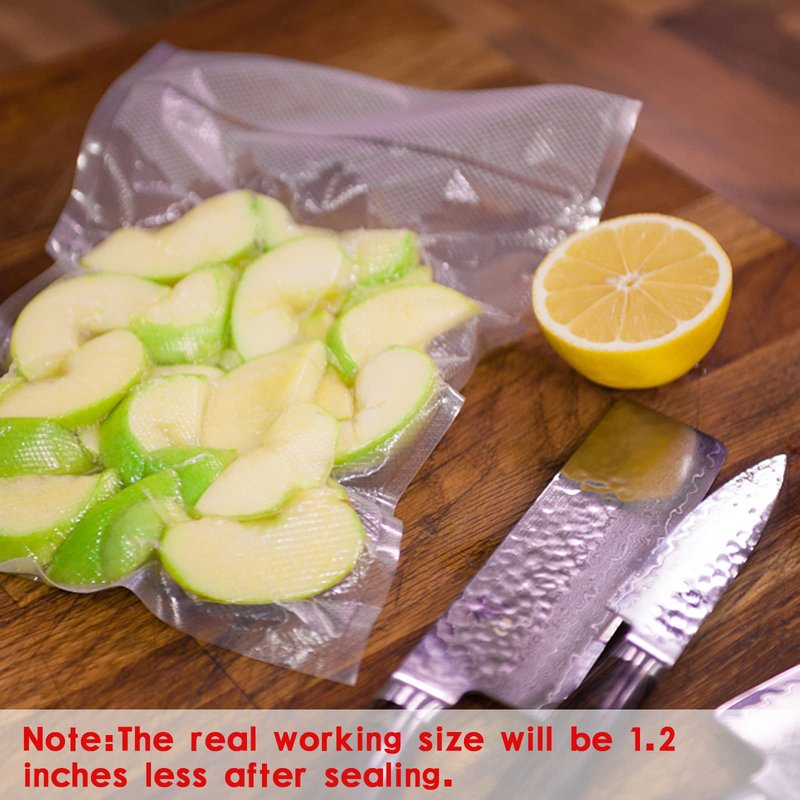 Vacuum Sealer Bags, Food Vacuum Sealer Bag, 100Pcs 3.5" x 5.1" Smell Proof Bags, Heavy Duty, Puncture Prevention, Boilsafe, Freezable, BPA Free, Commercial Grade, Fit Airtight Food Storage Sous Vide
