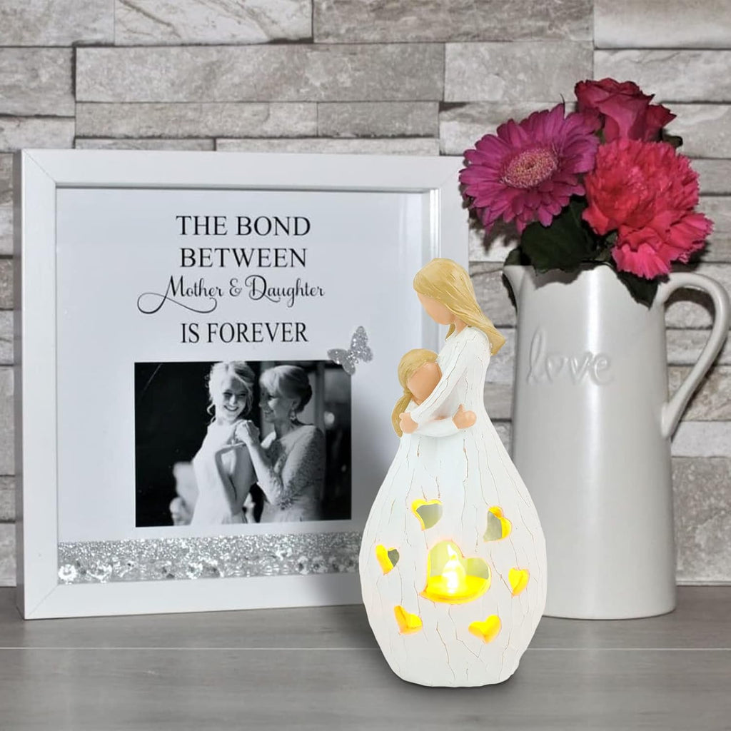 Skiennix Candle Holder Statue - Elegant Flickering LED Candle Gift for Mom | Perfect for Birthdays & Mother's Day
