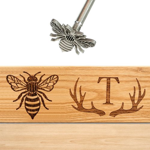 1" 38 Pcs Branding Iron for Wood Leather Hats, Alphabet A-Z Number 0-9 & 1.6" Antlers Design Gifts for Wedding & Hand Craft for DIY Hat Heat Press, Witchcraft Supplies(38)