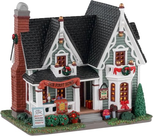 Lemax House Warming Figurine - Charming Decor for Cozy Home | Perfect Gift Idea