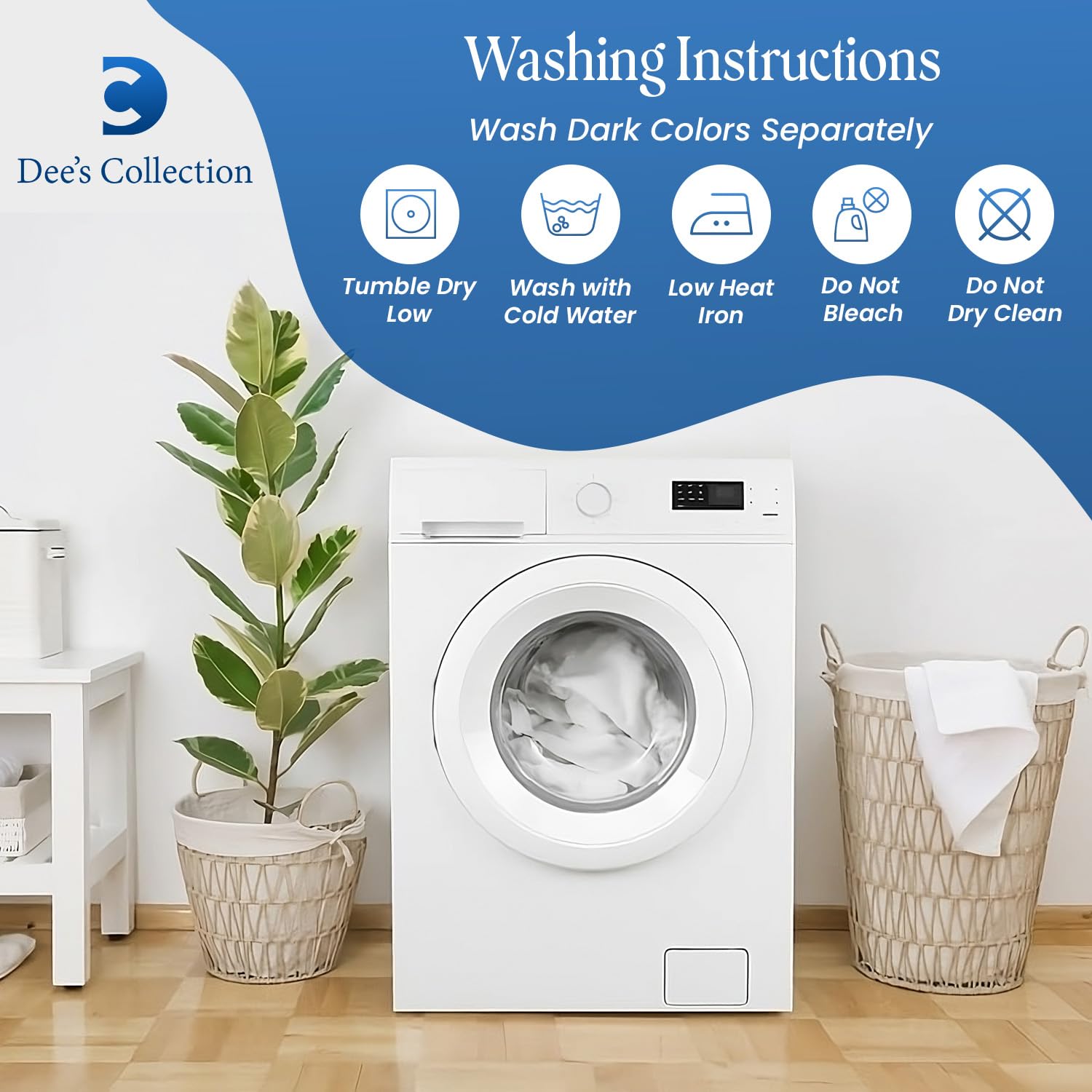 Dee's Collection Luxury 4 Piece Egyptian Cotton Sheets Olympic - Queen Size - 800 Thread Count, 100% Cotton Sheets, 15" Deep Pocket Sheet Set, Breathable, Soft and Premium Cotton - White