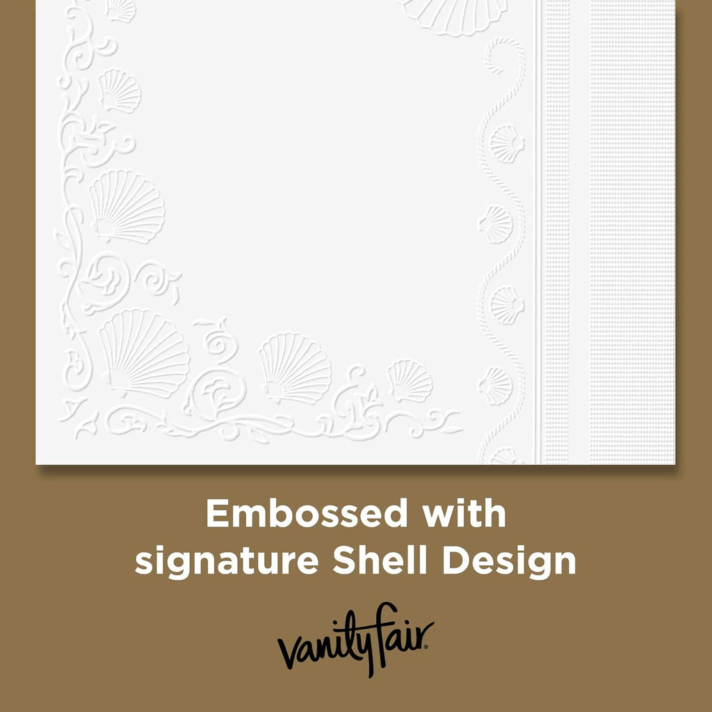 Vanity Fair Disposable Entertain Paper Napkins - 40 Count | Perfect for Events & Gatherings