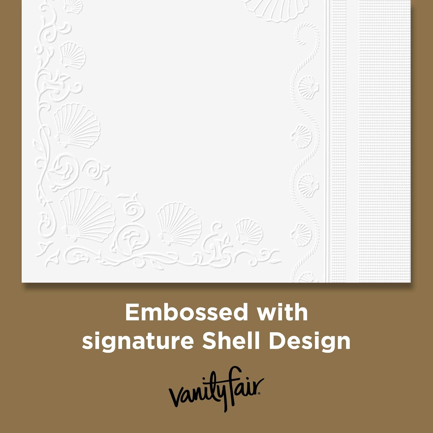 Vanity Fair Disposable Entertain Paper Napkins - 40 Count | Perfect for Events & Gatherings