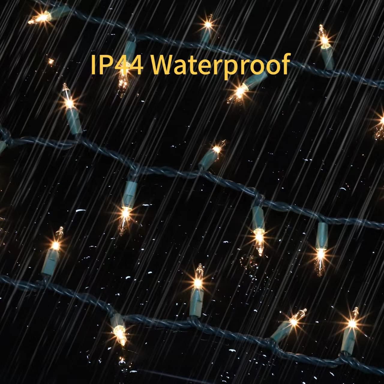 Skiennix Mini String Lights - 100 Clear Incandescent Bulbs for Indoor Christmas & Party Decor