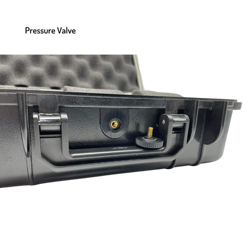 ModernGen 6 Slot Watch Pre-Cut Box Travel Case - Heavy Duty Plastic Impact Resistant Waterproof