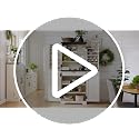 70" Tall Farmhouse Kitchen Pantry Cabinet with Barn Doors & Drawer
