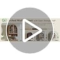 24-Inch Arched Bathroom Wall Cabinet with Adjustable Shelves, Natural Oak