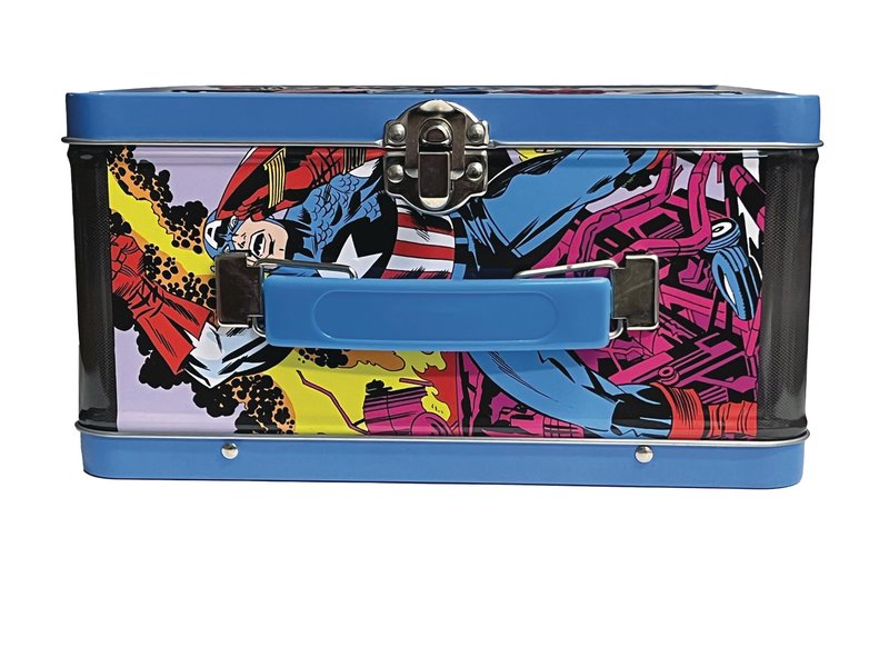 Tin Titans Captain America Classic Previews Exclusive Lunch Box with Beverage Container