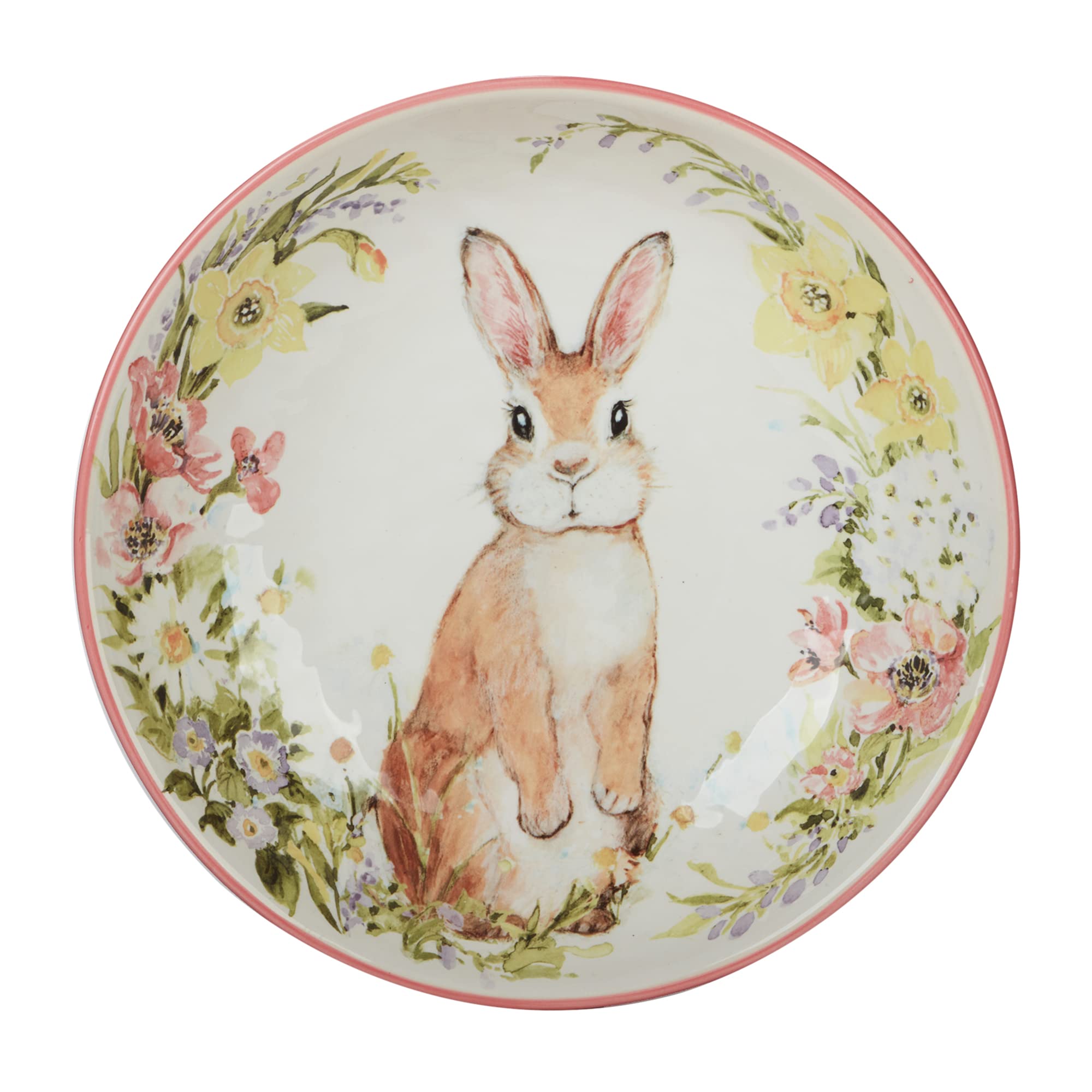 Certified International Easter Garden 10.75" Dinner Plate, Set of 4, Multicolored, Large