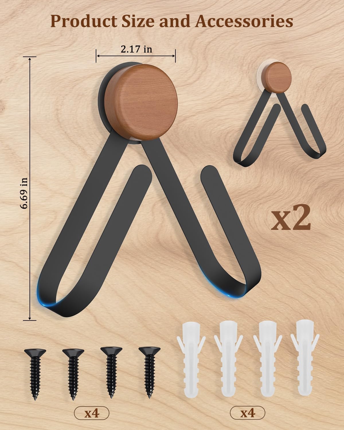 Skiennix Hat Rack - Stainless Steel Baseball Cap Organizer | Adhesive Wall Storage for 25 Hats