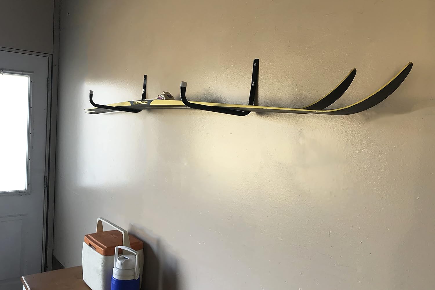 Shepherd Hardware Heavy Duty Steel 10-Inch Garage Utility Hooks - 4 Pack, Black Finish