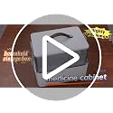 4-Tier Portable Medicine Storage Box with Removable Tray and Handle