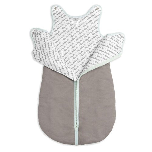 Baby Deedee Sleep Nest Original - 2.5 TOG Baby Sleep Sack for 0-6 Months | Soft Cotton, Gray Lagoon