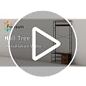 5-in-1 Industrial Hall Tree with Bench, Shoe Storage, and 2 Fabric Drawers