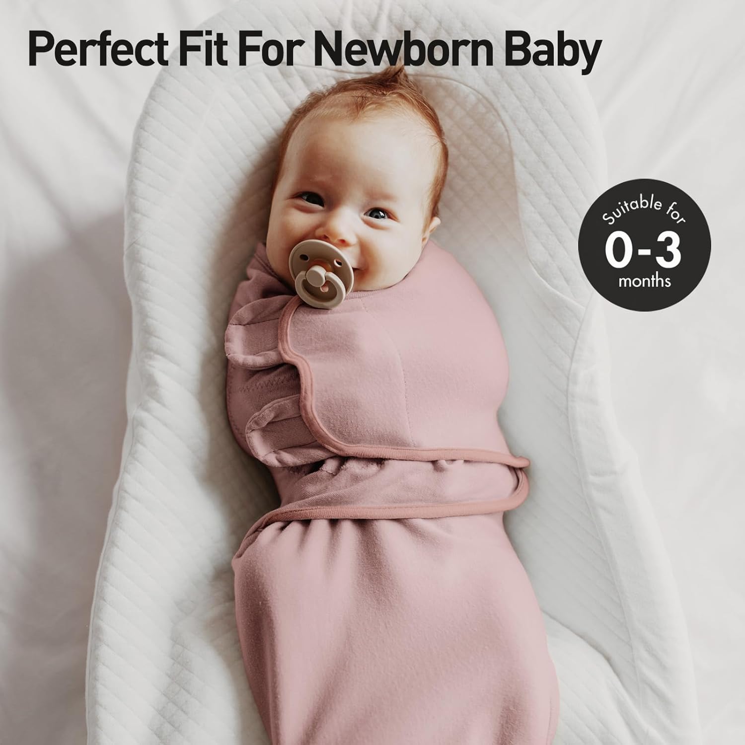 Skiennix Organic Baby Swaddle Sleep Sacks - 100% Cotton, Soft & Snug 2-Pack for Newborns 0-3 Months