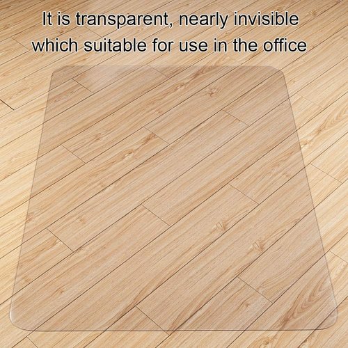 Kuyal Clear Chair Mat - Transparent Floor Protection for Hard Floors | 36" x 48" Rectangle