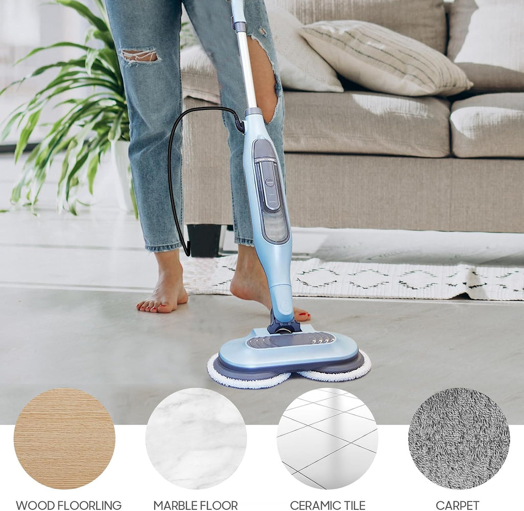 Skiennix Steam Mop Pads - Upgraded 8-Pack Replacement Kit for Shark S8201, S8001, S7001 | All-in-One Cleaning Solution