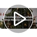 20pcs Acrylic Crystal Christmas Ornaments Snowflake & Icicle Set