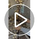 6.5ft Lighted Cherry Blossom Tree with 208 Warm White LED Lights