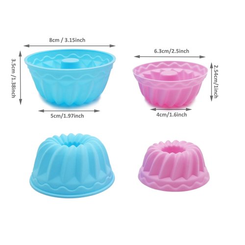 To encounter 24Pack Silicone Baking Cups, Pumpkin Silicone Baking Cake Molds, Nonstick Cupcake Liners, Fancy Dessert Tray - Jelly and Muffin Cups